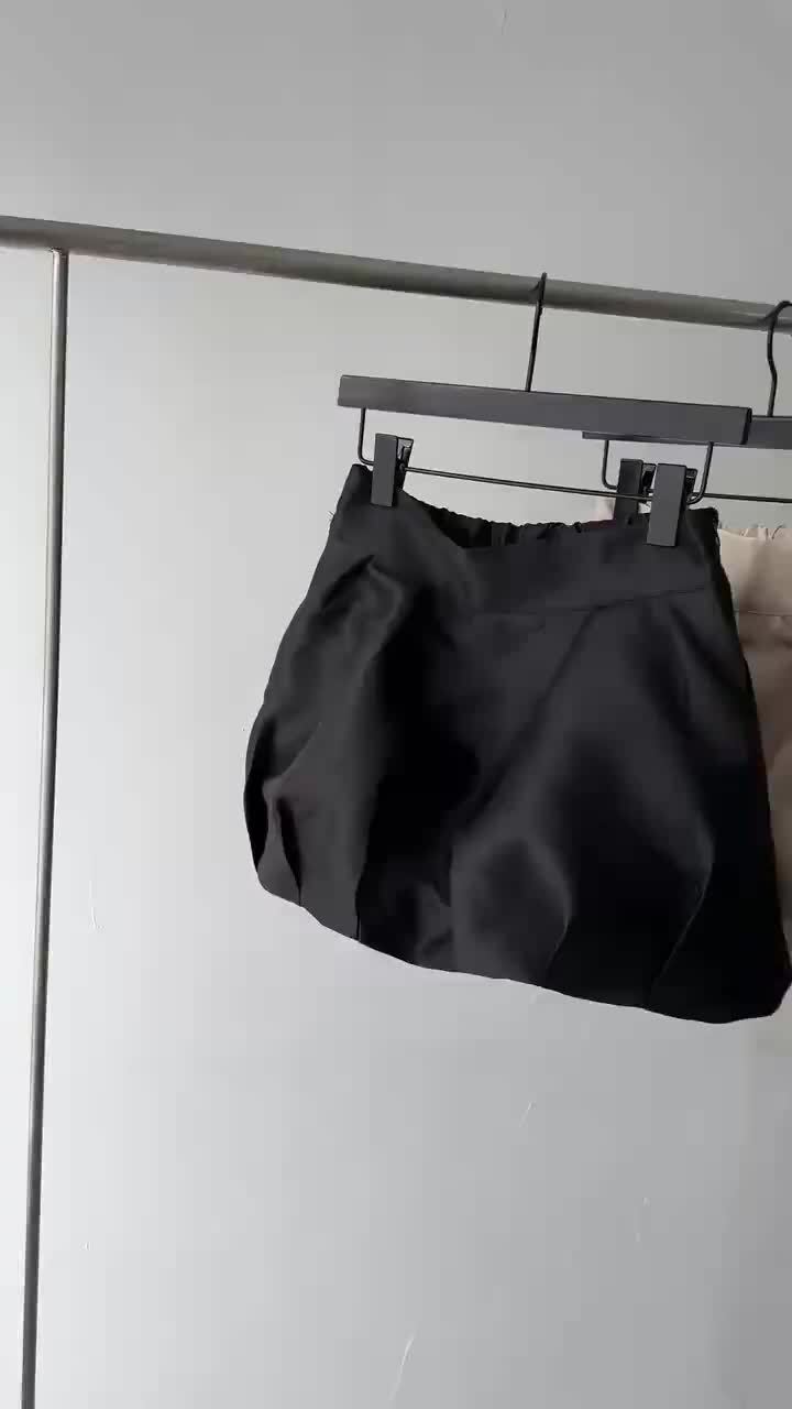 Chavi - Korean Women Fashion - #shopsmall - Balloon Mini Skirt - 5