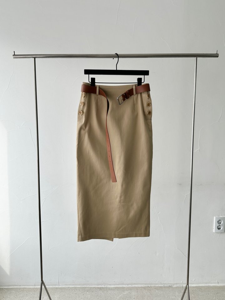 Chavi - Korean Women Fashion - #thelittlethings - Moss Skirt with Belt