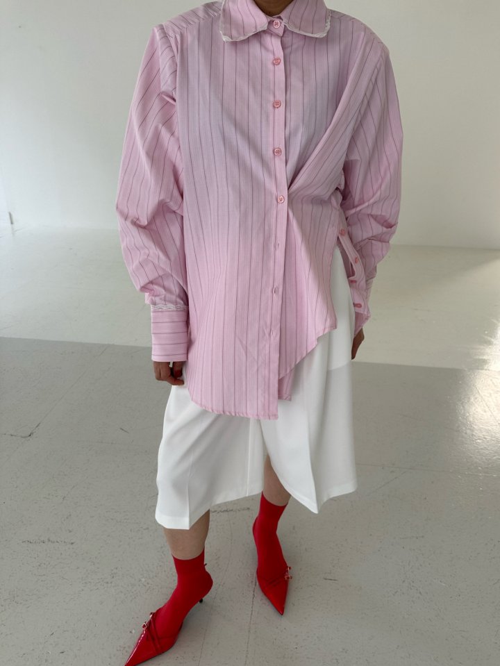 Chavi - Korean Women Fashion - #vintagekidsstyle - Jelly Shirt - 3