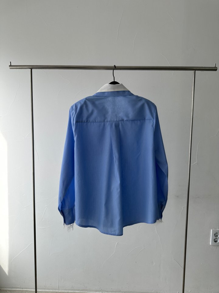 Chavi - Korean Women Fashion - #momslook - Double Lace Shirt - 4