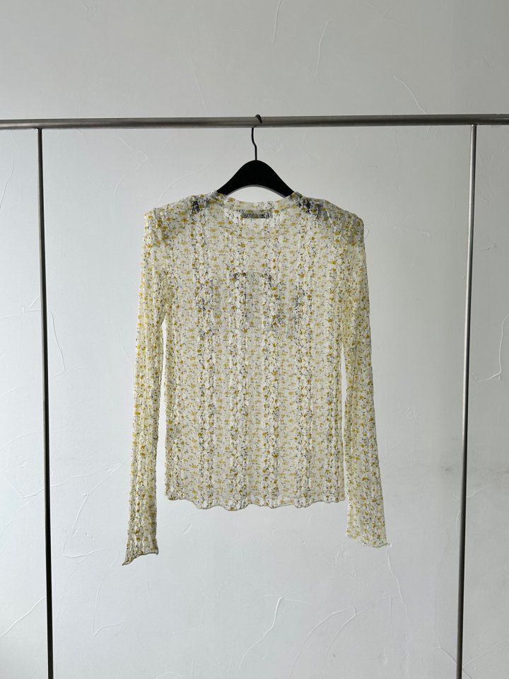 Chavi - Korean Women Fashion - #womensfashion - Flower Lace Tee