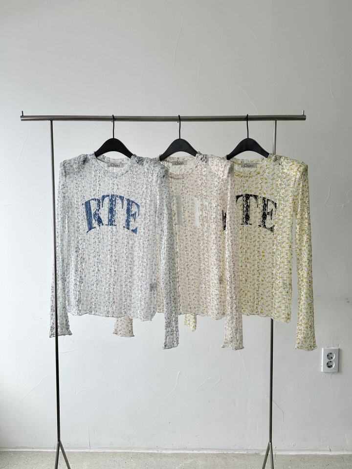 Chavi - Korean Women Fashion - #womensfashion - Flower Lace Tee - 3