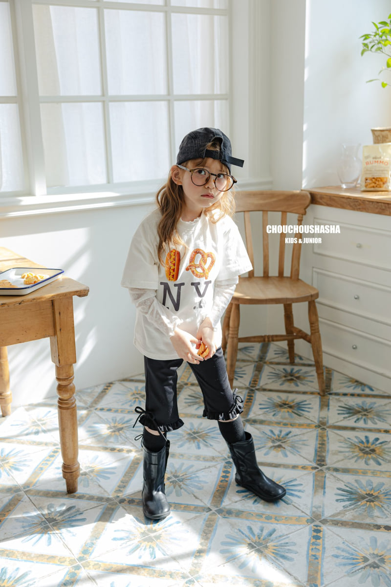 Chouchou Shasha - Korean Children Fashion - #childrensboutique - New York Hot Dog Tee - 8