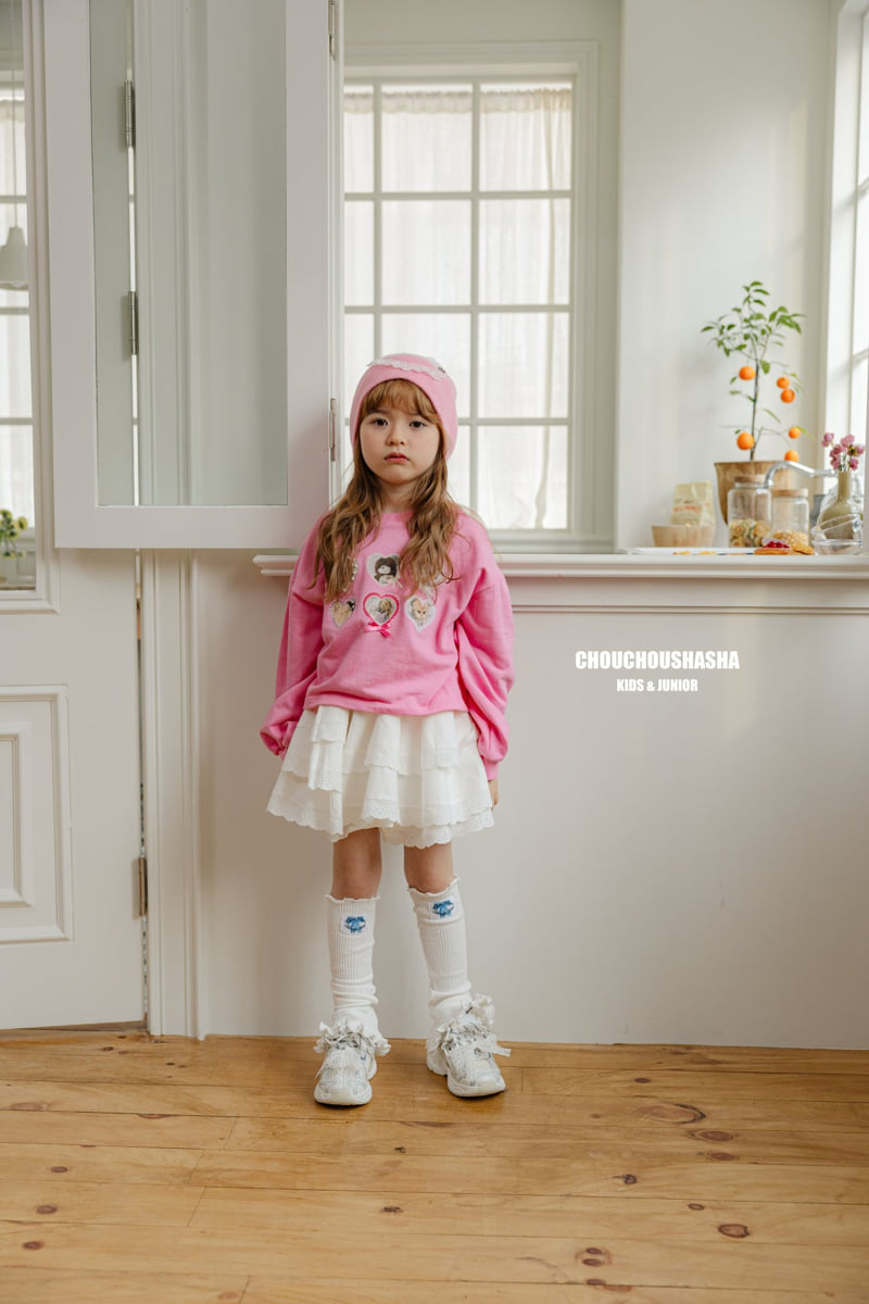 Chouchou Shasha - Korean Children Fashion - #childrensboutique - Rosy Sweatshirts Tee - 7