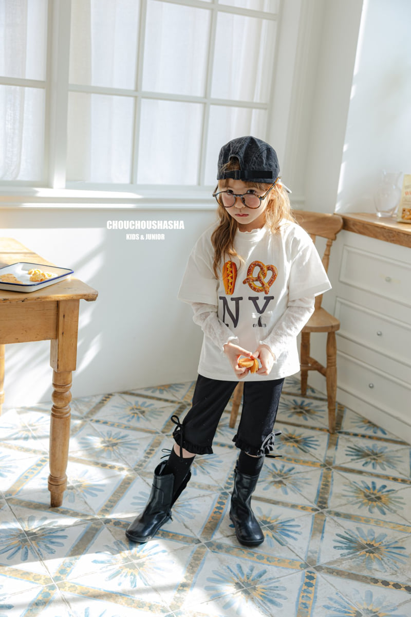 Chouchou Shasha - Korean Children Fashion - #designkidswear - New York Hot Dog Tee - 9