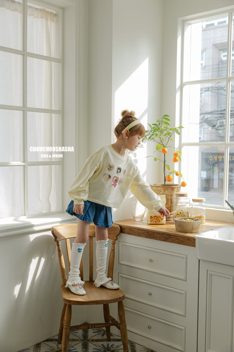 Chouchou Shasha - Korean Children Fashion - #discoveringself - Rosy Sweatshirts Tee - 9