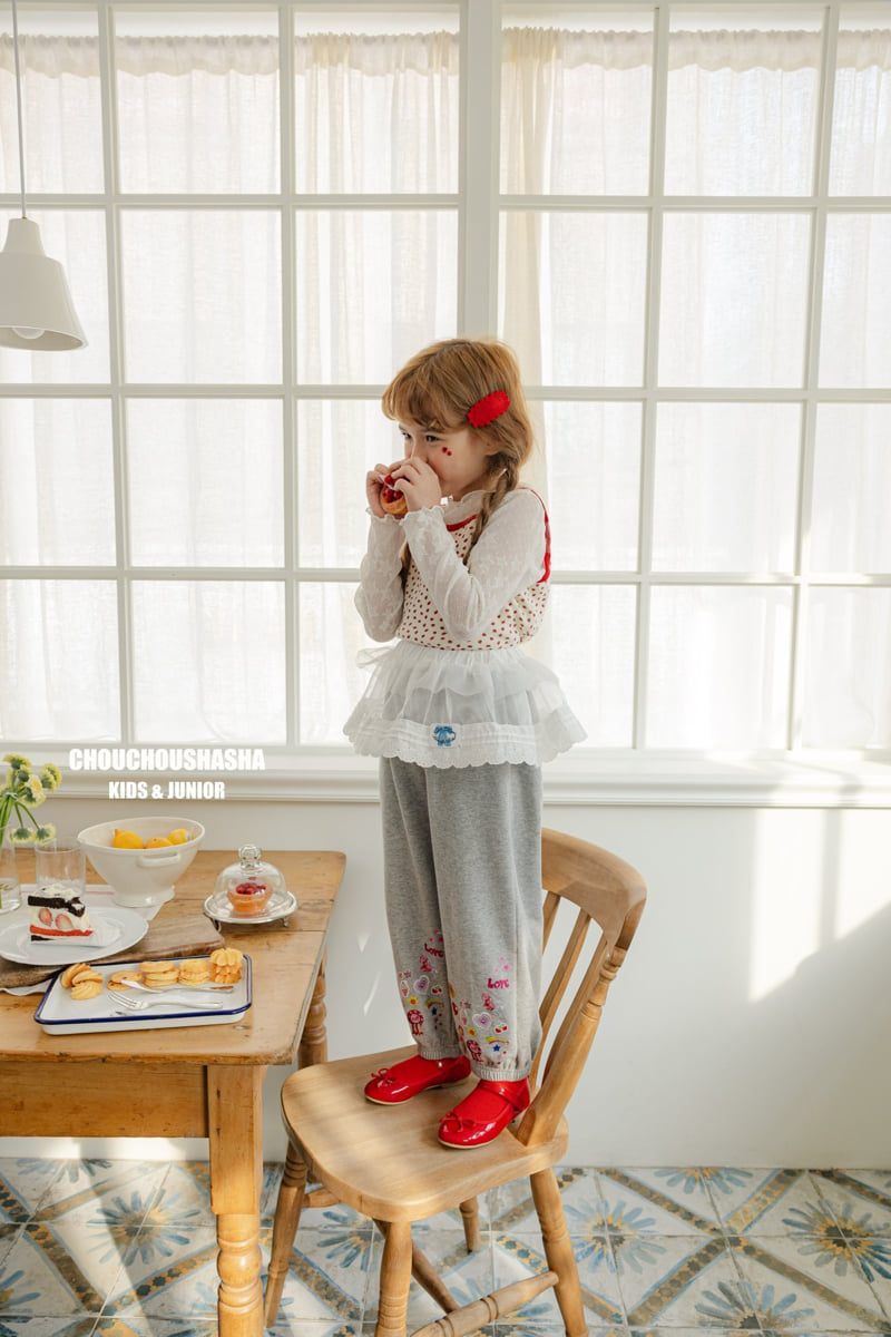Chouchou Shasha - Korean Children Fashion - #discoveringself - Star Lace Tee - 9