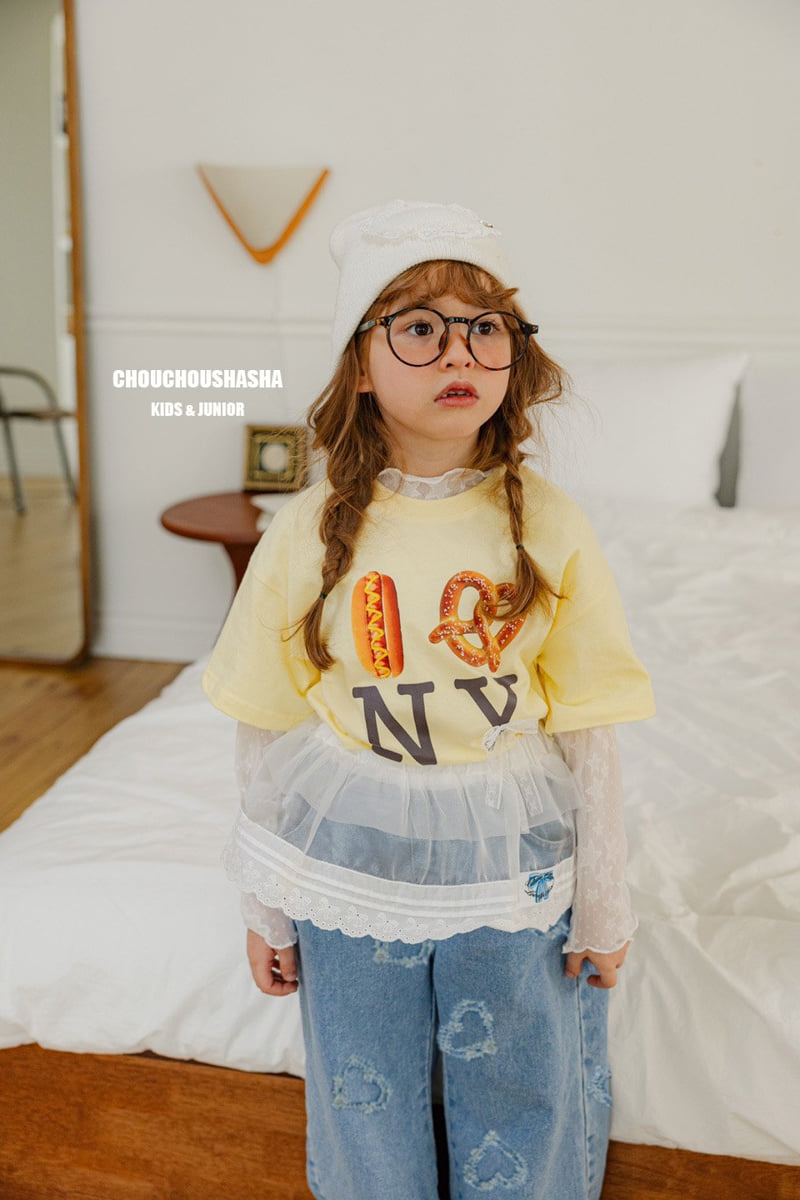 Chouchou Shasha - Korean Children Fashion - #fashionkids - New York Hot Dog Tee - 11