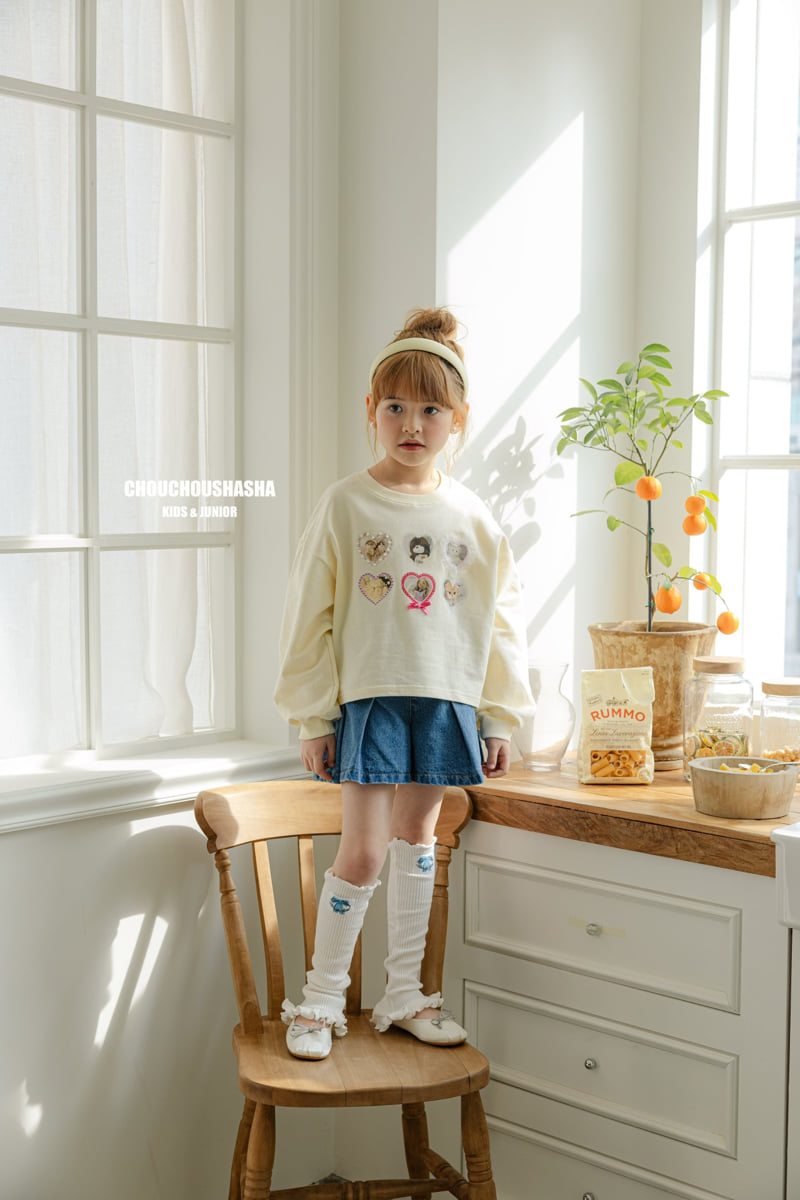 Chouchou Shasha - Korean Children Fashion - #fashionkids - Rosy Sweatshirts Tee - 10