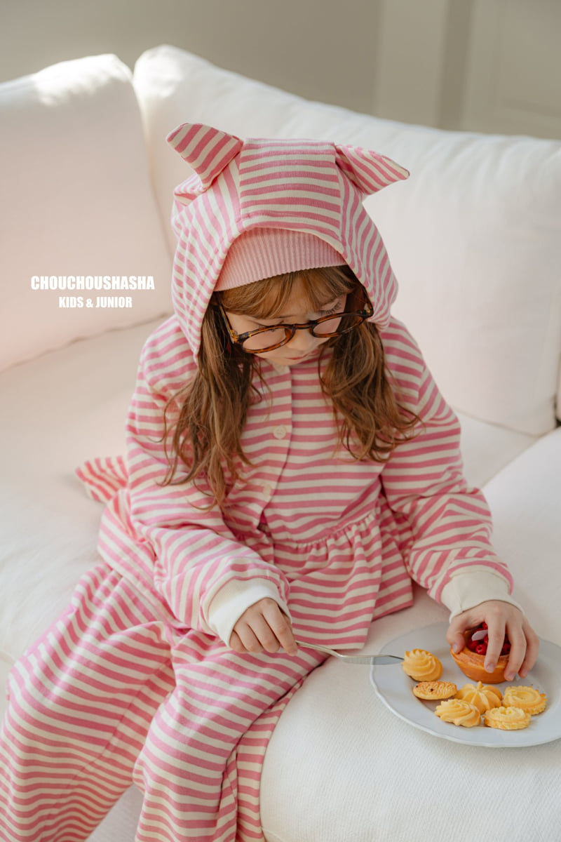 Chouchou Shasha - Korean Children Fashion - #kidsshorts - Kitsch Hooded Jumper - 10