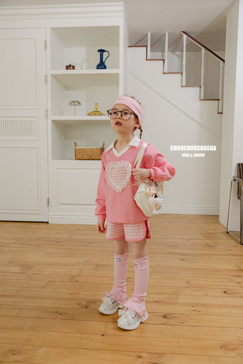 Chouchou Shasha - Korean Children Fashion - #kidsstore - Heart Set