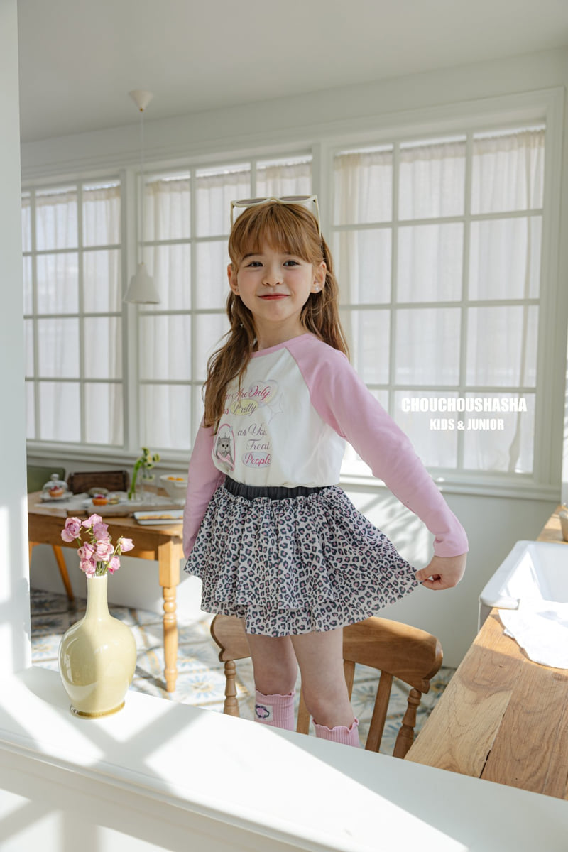 Chouchou Shasha - Korean Children Fashion - #kidzfashiontrend - Leopard Cancan Skirt - 7