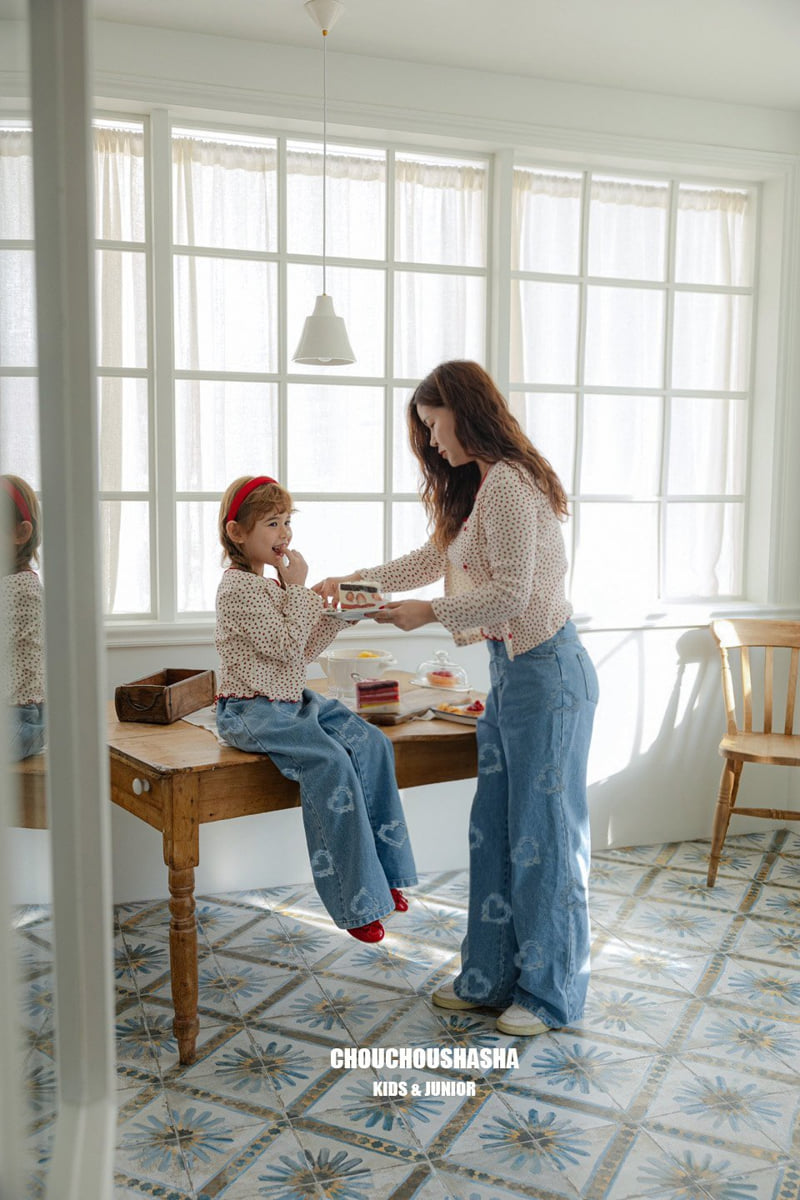 Chouchou Shasha - Korean Children Fashion - #kidzfashiontrend - Lovely Denim Pants MOM - 5