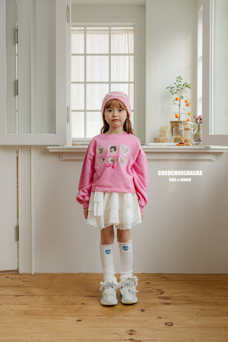 Chouchou Shasha - Korean Children Fashion - #littlefashionista - Rosy Sweatshirts Tee