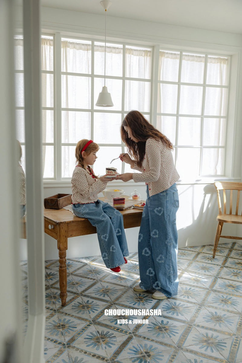 Chouchou Shasha - Korean Children Fashion - #littlefashionista - Lovely Denim Pants MOM - 7