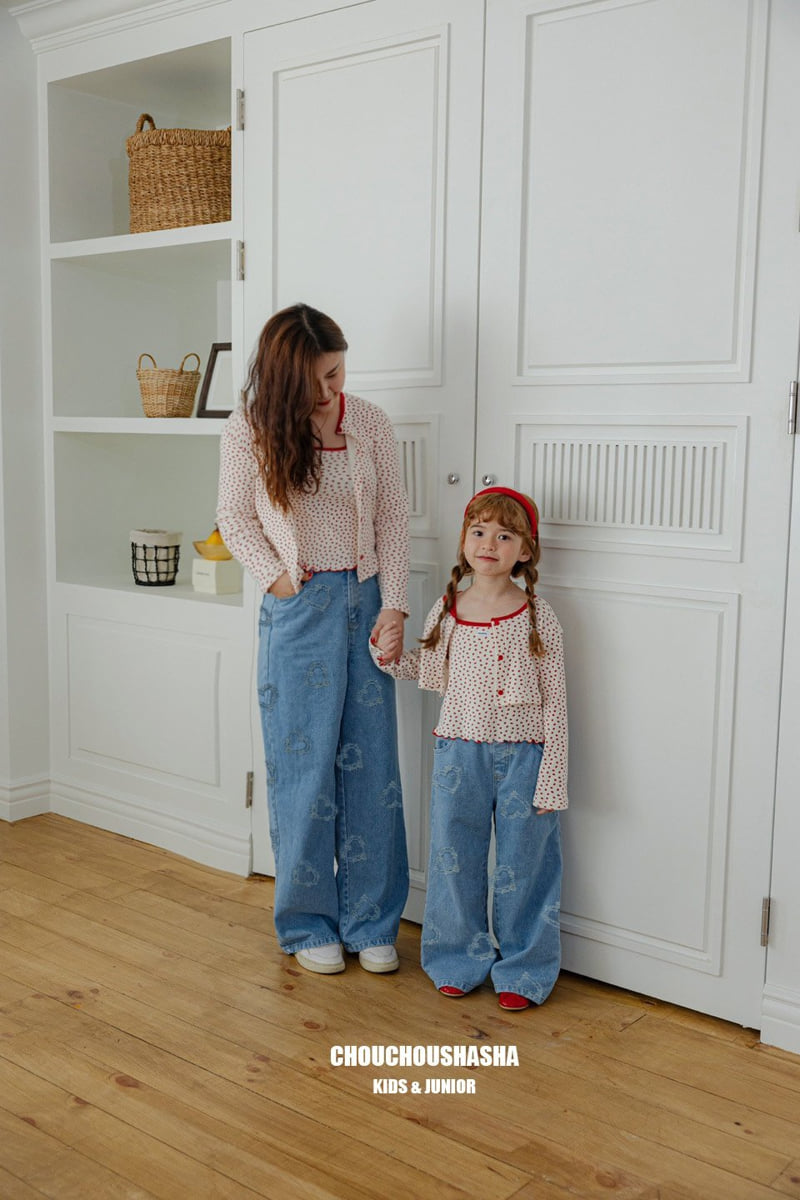Chouchou Shasha - Korean Children Fashion - #littlefashionista - Lovely Denim Pants - 11