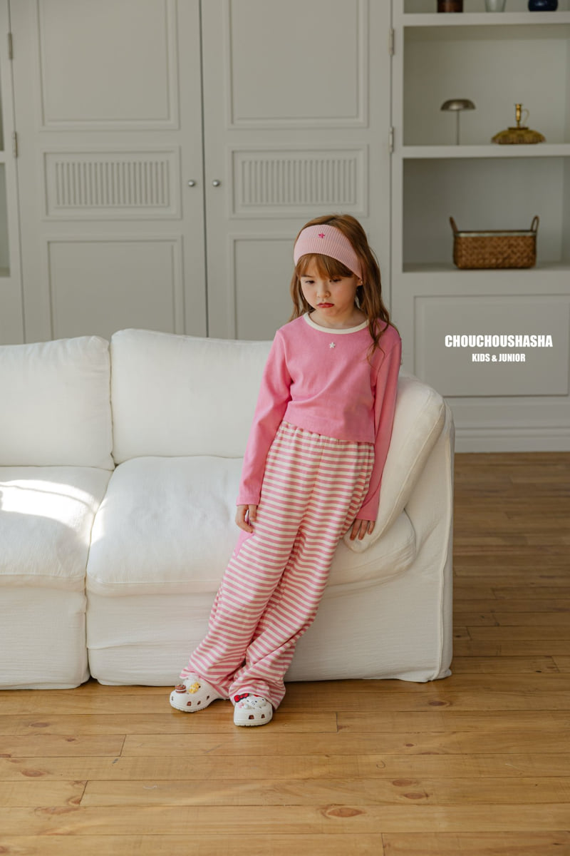 Chouchou Shasha - Korean Children Fashion - #littlefashionista - Star Crop Tee - 8