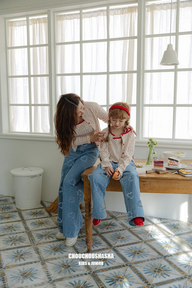 Chouchou Shasha - Korean Children Fashion - #minifashionista - Lovely Denim Pants MOM - 9