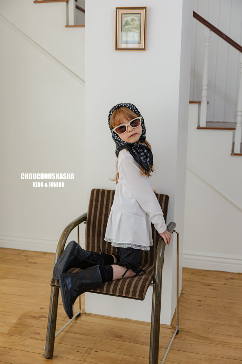 Chouchou Shasha - Korean Children Fashion - #magicofchildhood - Chou Wrinkle Long Tee - 4
