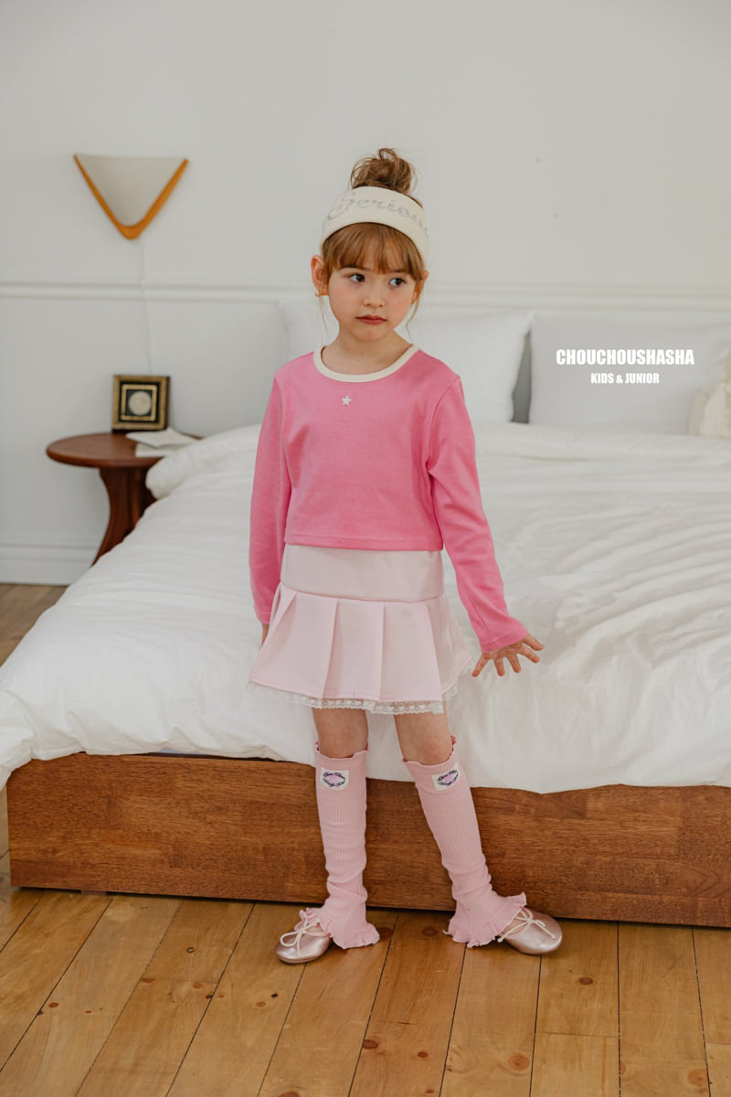 Chouchou Shasha - Korean Children Fashion - #prettylittlegirls - Girl Pleated Skirt - 6