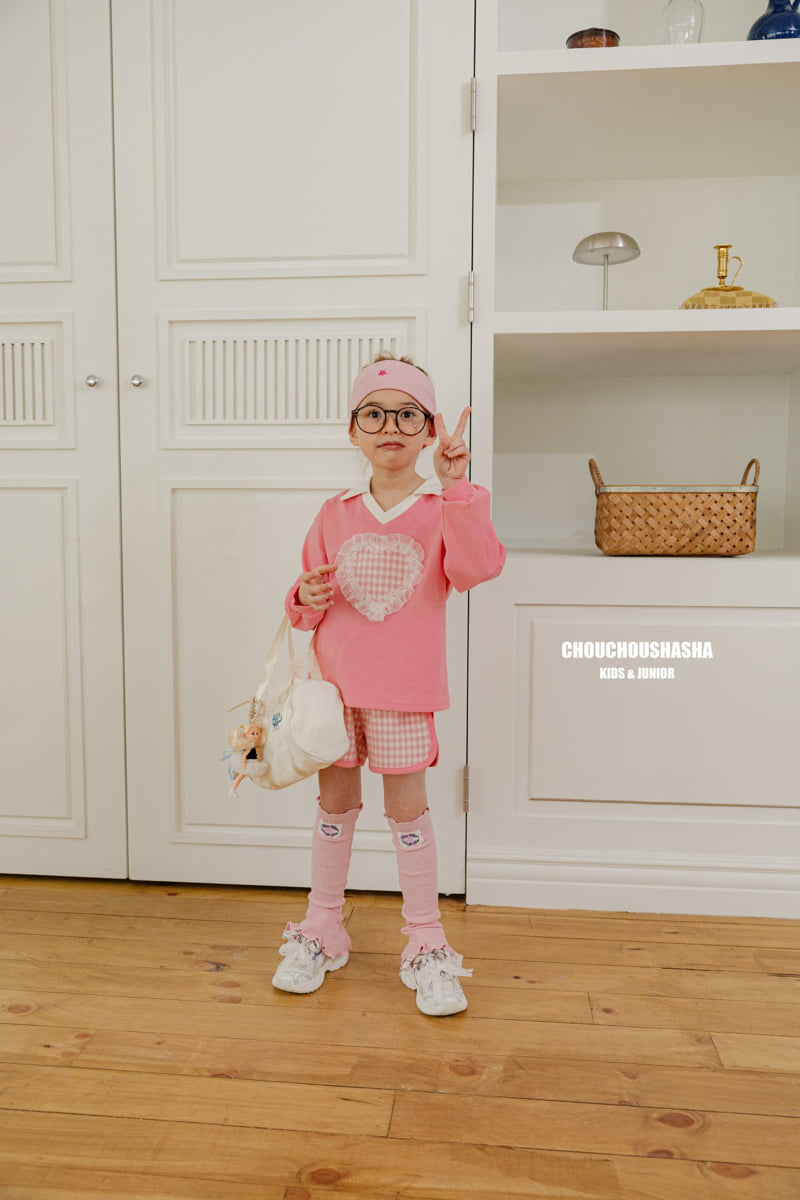 Chouchou Shasha - Korean Children Fashion - #toddlerclothing - Heart Set - 9