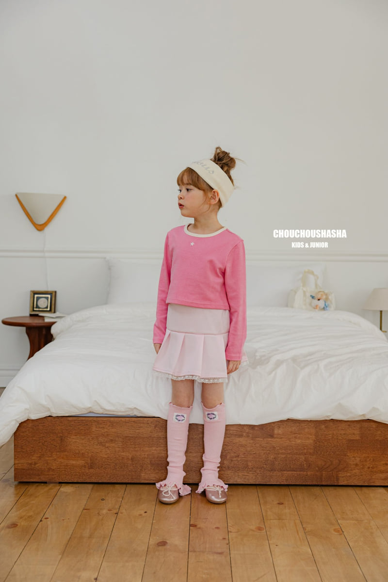 Chouchou Shasha - Korean Children Fashion - #toddlerclothing - Girl Pleated Skirt - 8