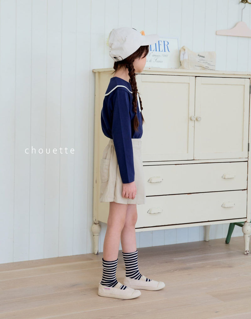 Chouette - Korean Children Fashion - #Kfashion4kids - Ribbon Collar Tee - 7