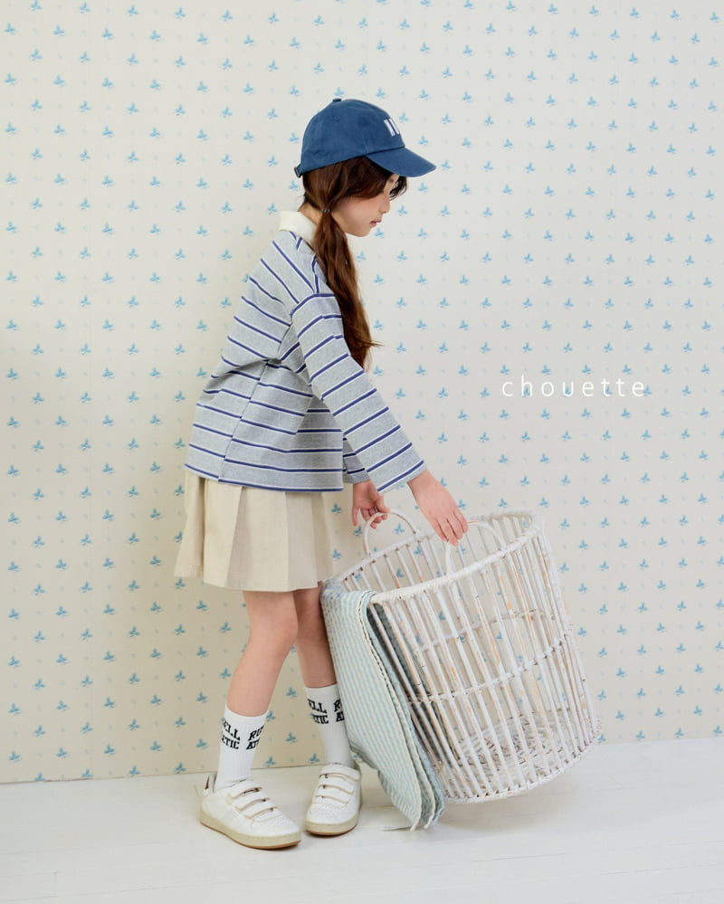 Chouette - Korean Children Fashion - #Kfashion4kids - Stripe Rubgy Tee - 5