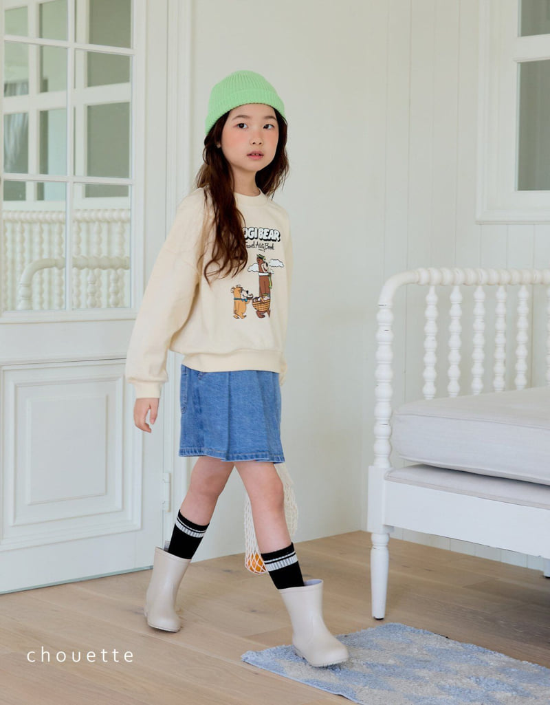 Chouette - Korean Children Fashion - #childofig - Denim Pleats Currot Skirt - 11