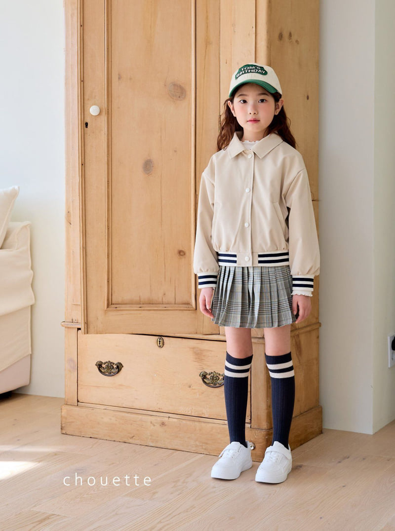 Chouette - Korean Children Fashion - #childofig - Varsity Collar Jumper - 5