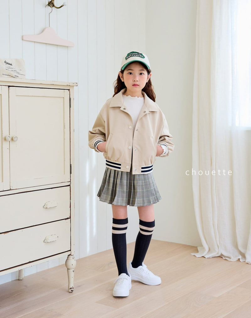 Chouette - Korean Children Fashion - #designkidswear - Varsity Collar Jumper - 7