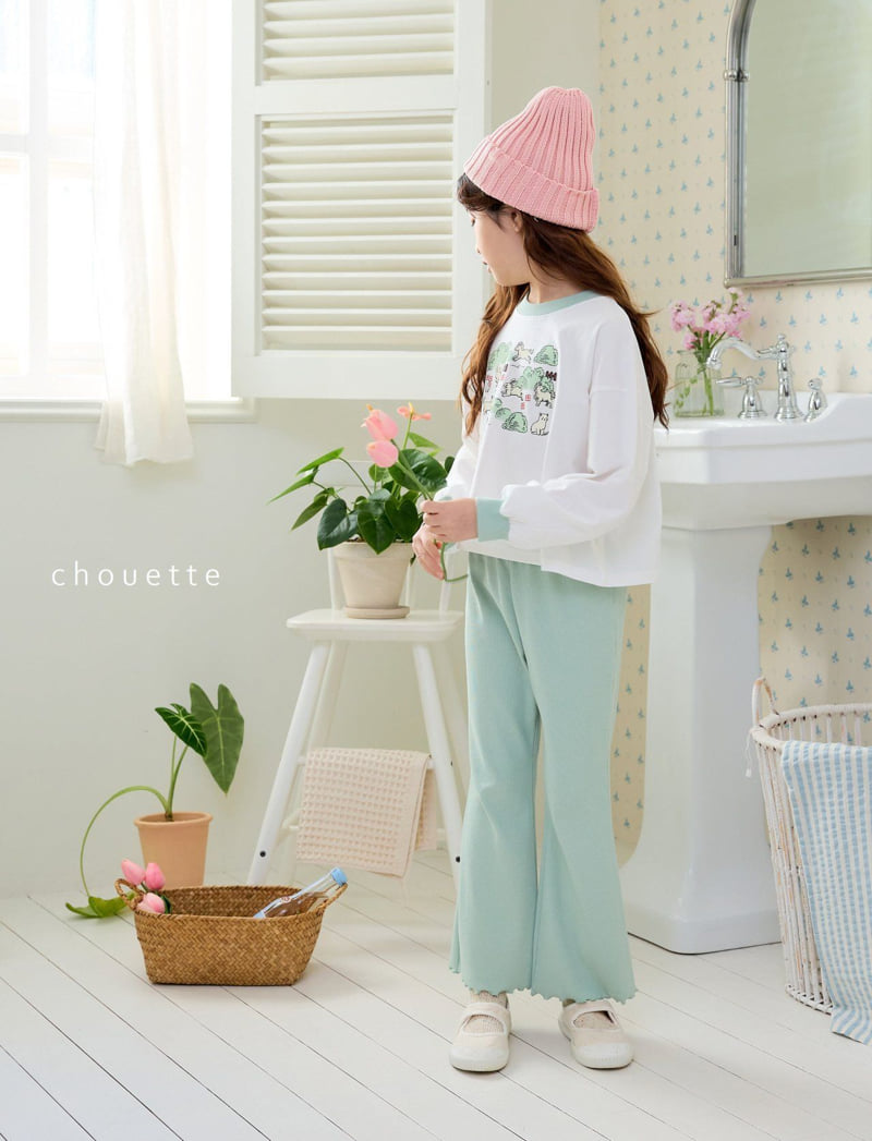 Chouette - Korean Children Fashion - #discoveringself - Leaved Flare Pants - 10