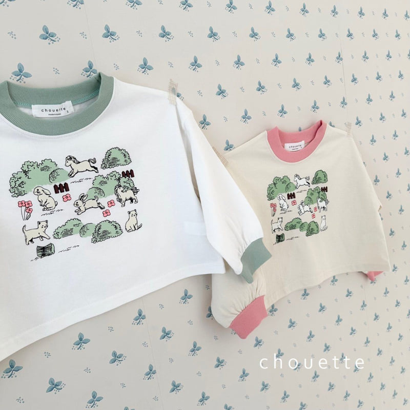 Chouette - Korean Children Fashion - #kidsshorts - Animal Tee