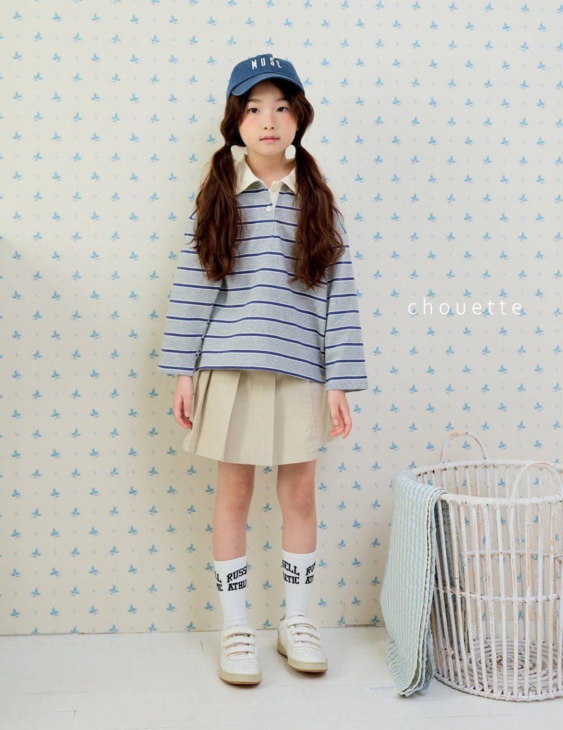 Chouette - Korean Children Fashion - #kidsstore - Stripe Rubgy Tee - 3