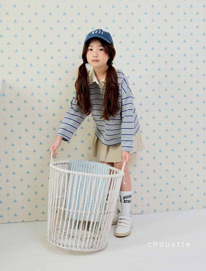 Chouette - Korean Children Fashion - #kidsstore - Stripe Rubgy Tee - 4