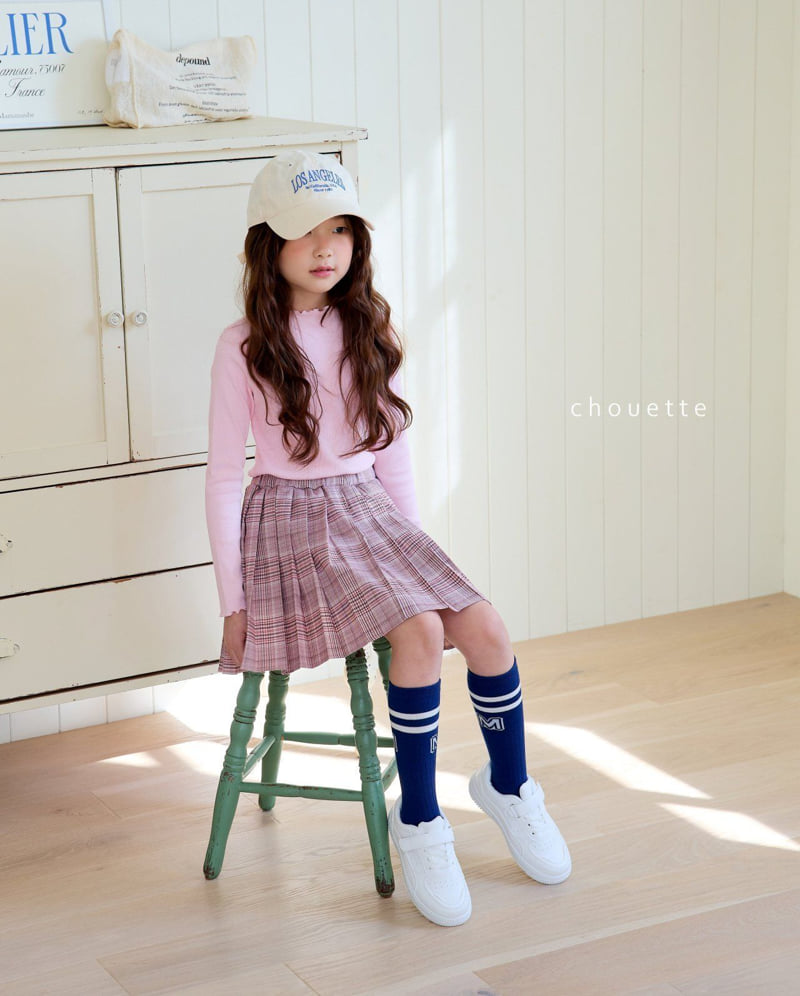Chouette - Korean Children Fashion - #kidzfashiontrend - Ripple Rib Tee - 3