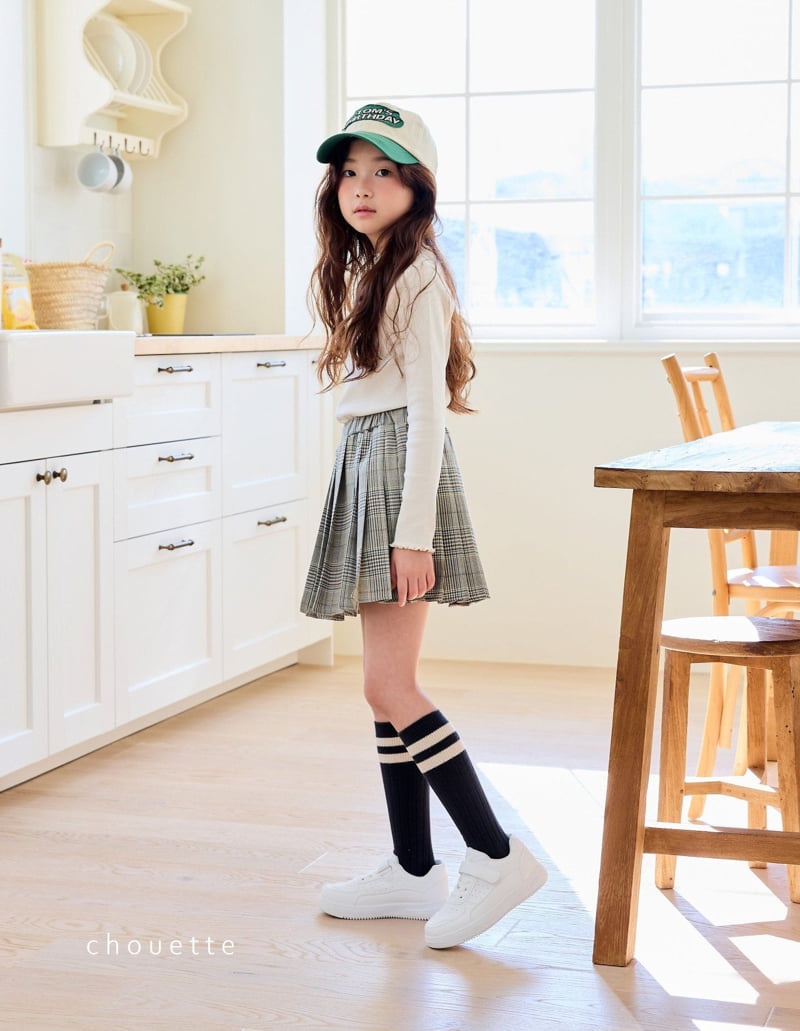Chouette - Korean Children Fashion - #littlefashionista - School Pleats Skirt - 3