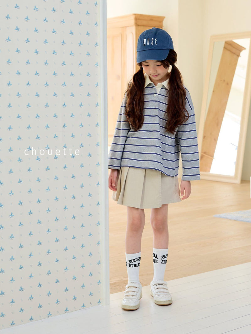 Chouette - Korean Children Fashion - #magicofchildhood - Stripe Rubgy Tee - 7