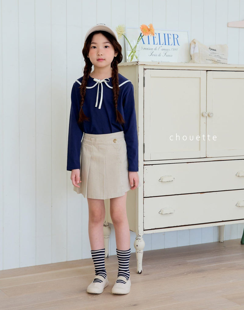 Chouette - Korean Children Fashion - #magicofchildhood - Oat Pleats Currot Skirt - 3