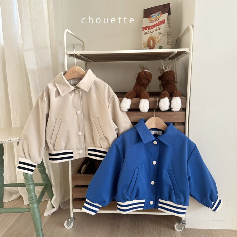 Chouette - Korean Children Fashion - #prettylittlegirls - Varsity Collar Jumper