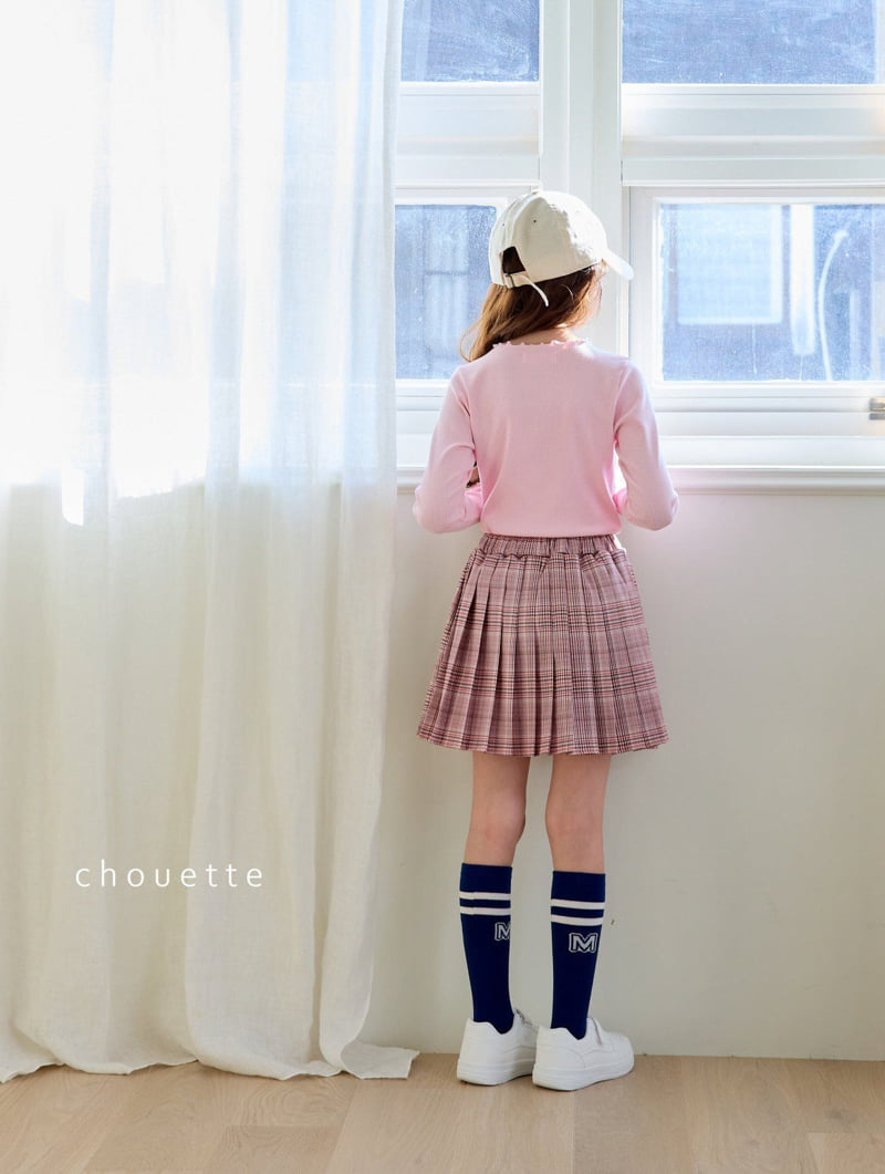 Chouette - Korean Children Fashion - #stylishchildhood - Ripple Rib Tee - 11