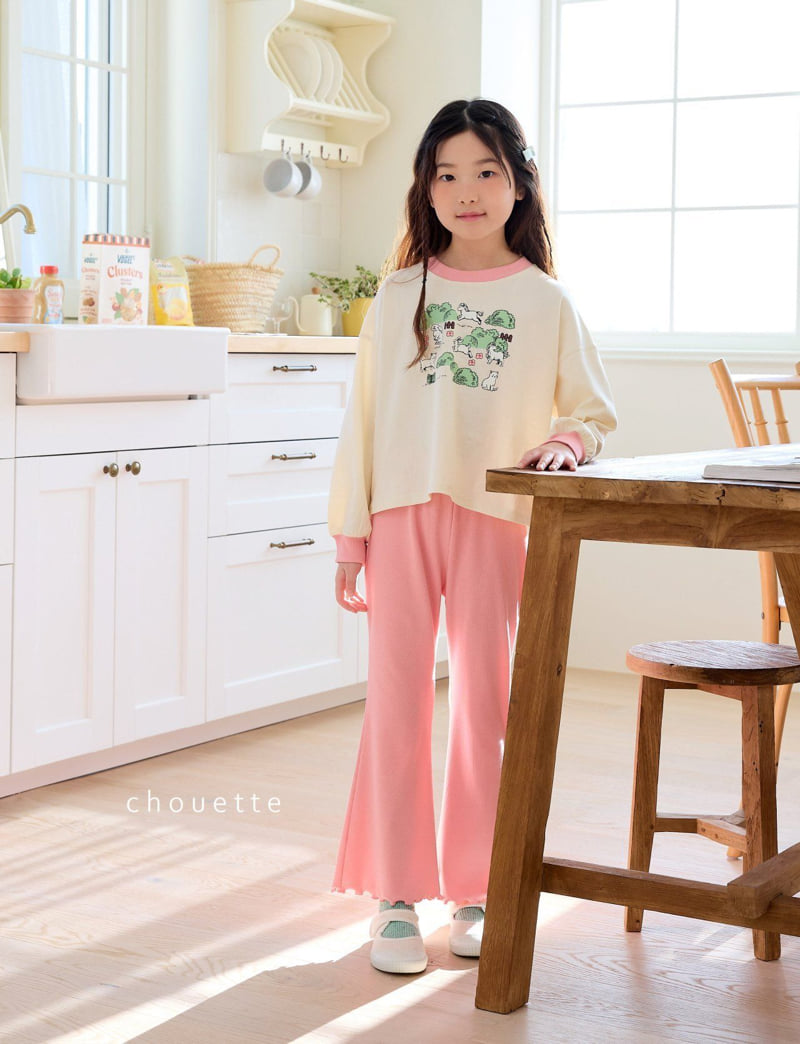 Chouette - Korean Children Fashion - #prettylittlegirls - Leaved Flare Pants - 4