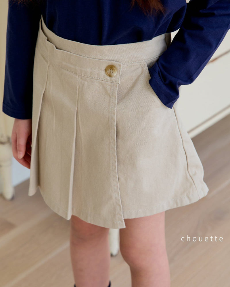 Chouette - Korean Children Fashion - #toddlerclothing - Oat Pleats Currot Skirt - 7