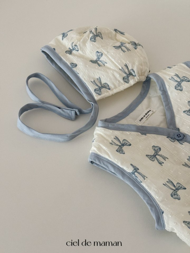 Ciel De Maman - Korean Baby Fashion - #babyboutique - Honey Vest Bonnet Set - 7