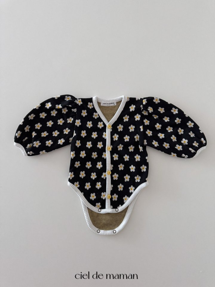Ciel De Maman - Korean Baby Fashion - #babyboutique - Spring Flower Bonnet Suit - 6