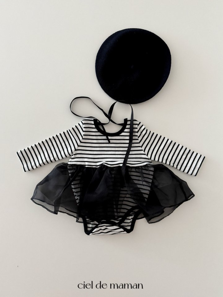 Ciel De Maman - Korean Baby Fashion - #babyboutique - Stripe Suit - 3