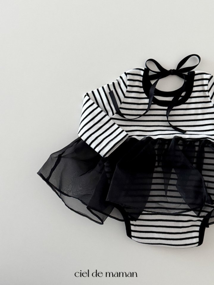 Ciel De Maman - Korean Baby Fashion - #babyboutique - Stripe Suit - 4