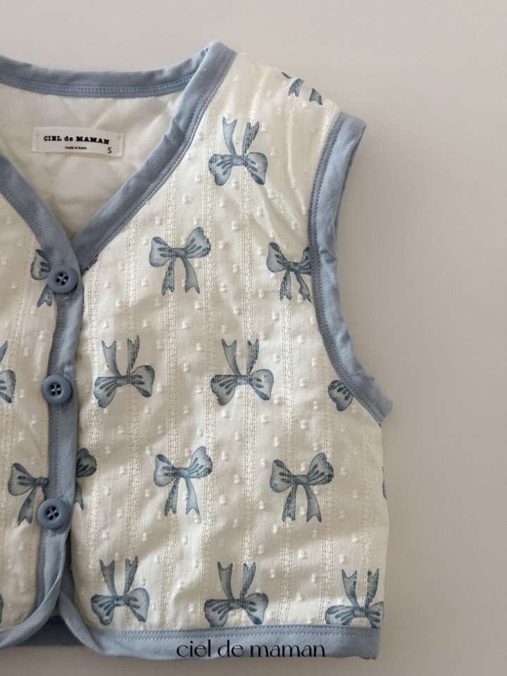 Ciel De Maman - Korean Baby Fashion - #babyboutiqueclothing - Honey Vest Bonnet Set - 9
