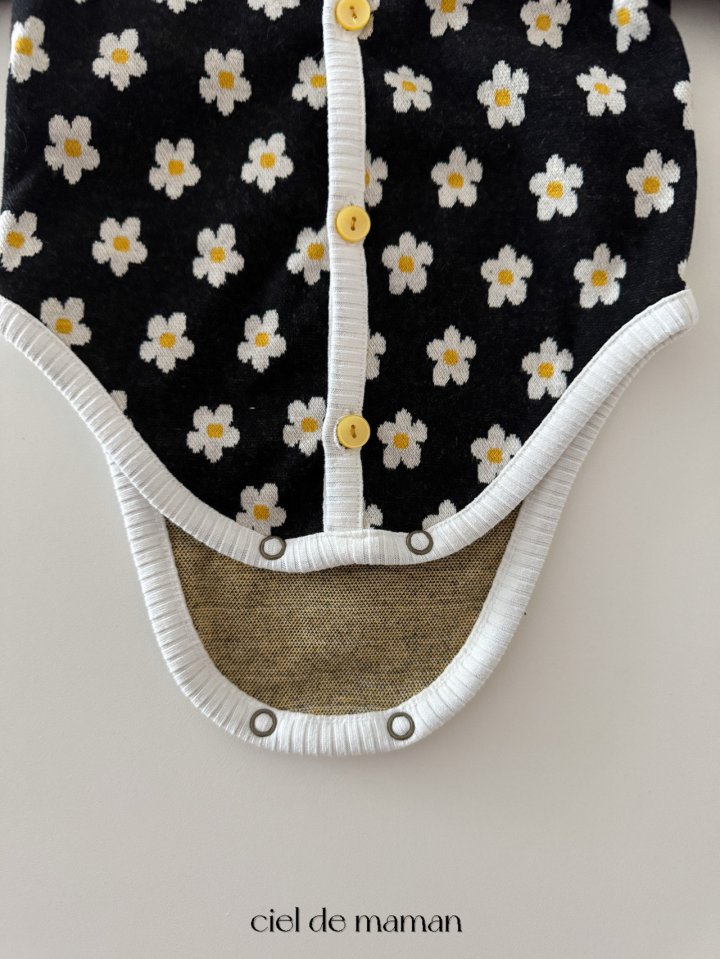 Ciel De Maman - Korean Baby Fashion - #babyclothing - Spring Flower Bonnet Suit - 9