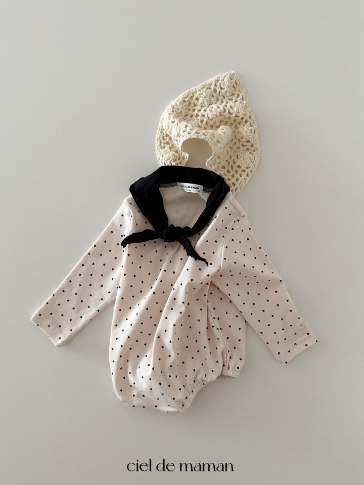 Ciel De Maman - Korean Baby Fashion - #babyclothing - Ribbon Love Suit - 7